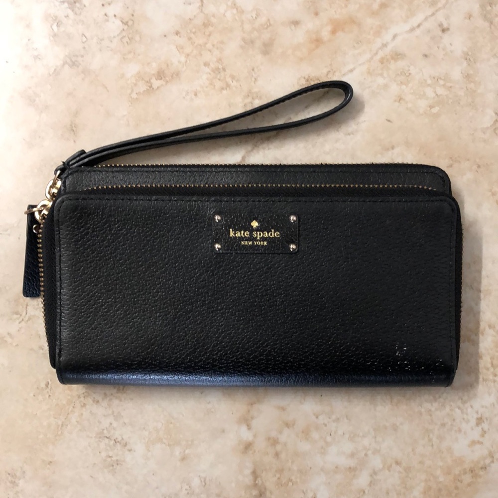 Authentic Kate spade double zip wallet - Picture 1 of 5